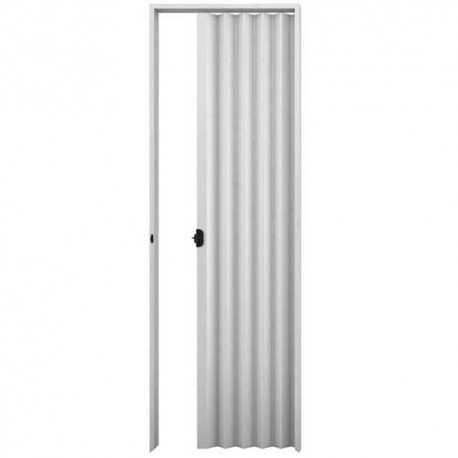 PORTA PVC SANFONADA 080CM CINZA