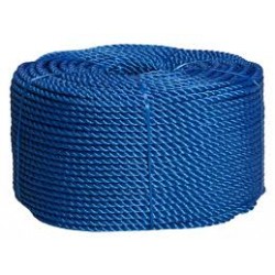 CORDA TORCIDA NYLON 08MM AZUL