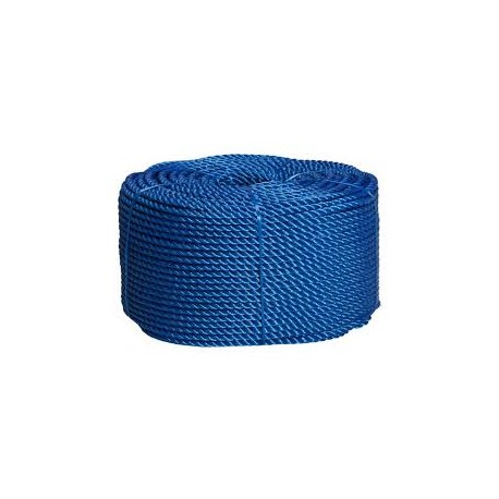 CORDA TORCIDA NYLON 08MM AZUL