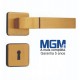 FECHADURA MGM MODENA ROSETA QUADRADA CR OU LO